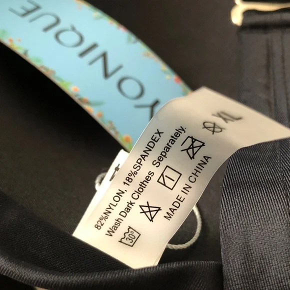 Yonique (XL) Black Halter Bikini Top - Picture 2 of 5